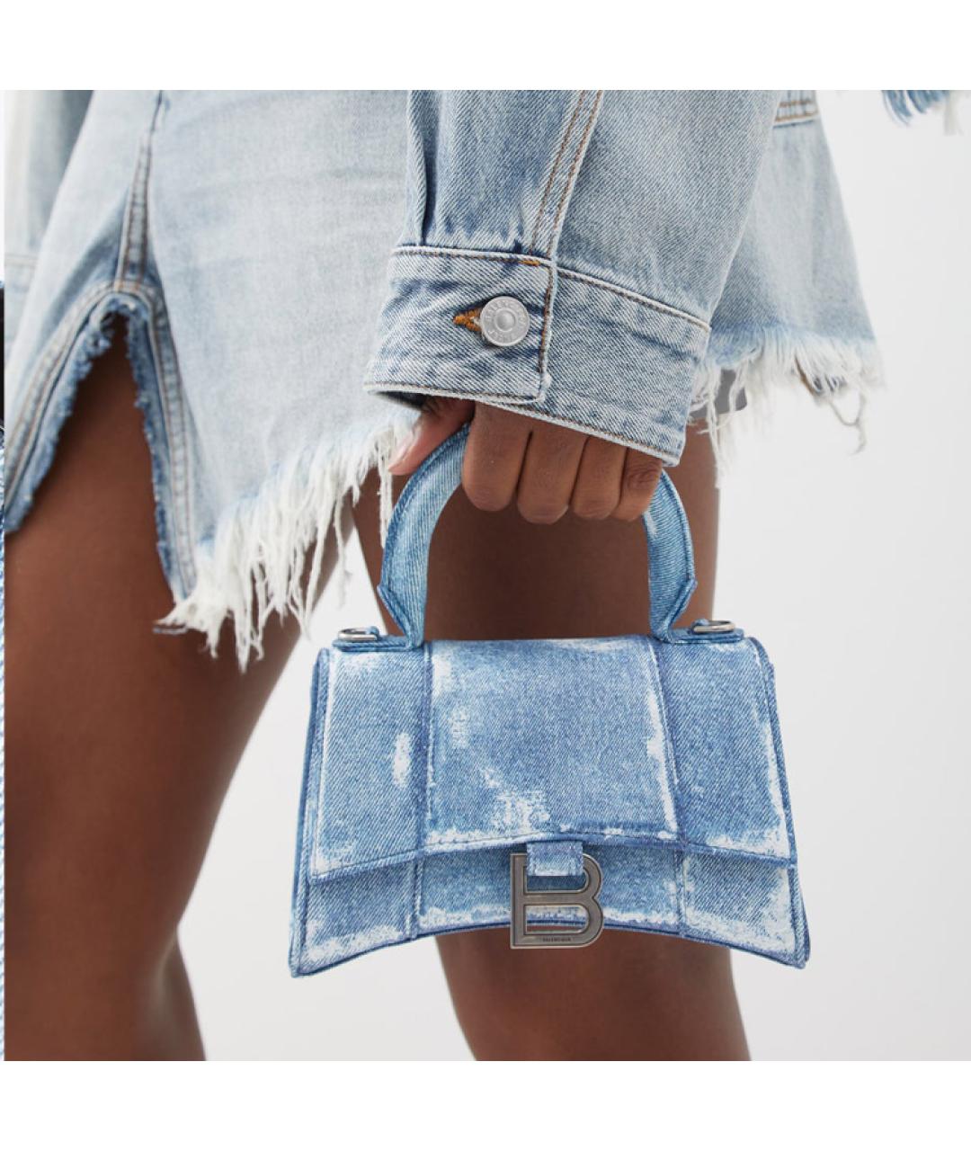 BALENCIAGA Синяя сумка через плечо, фото 7