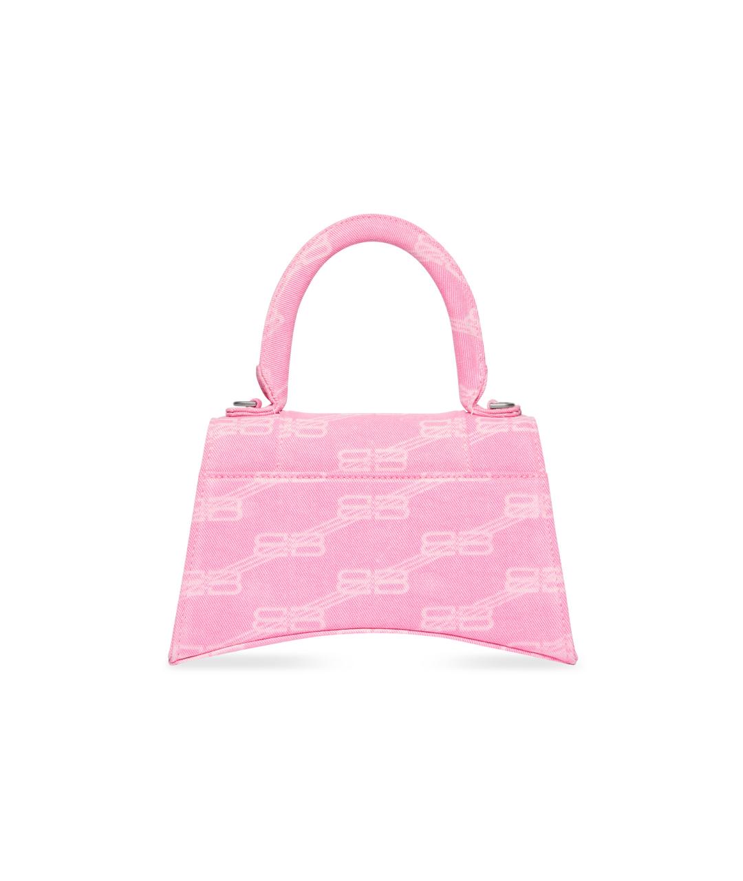 BALENCIAGA Розовая кожаная сумка через плечо, фото 2