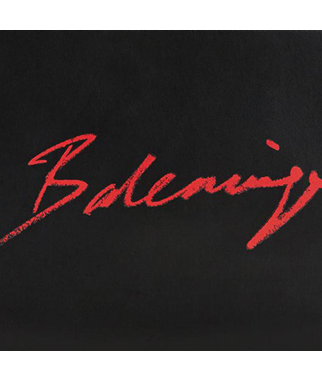 BALENCIAGA Черная кожаная папка для документов, фото 5