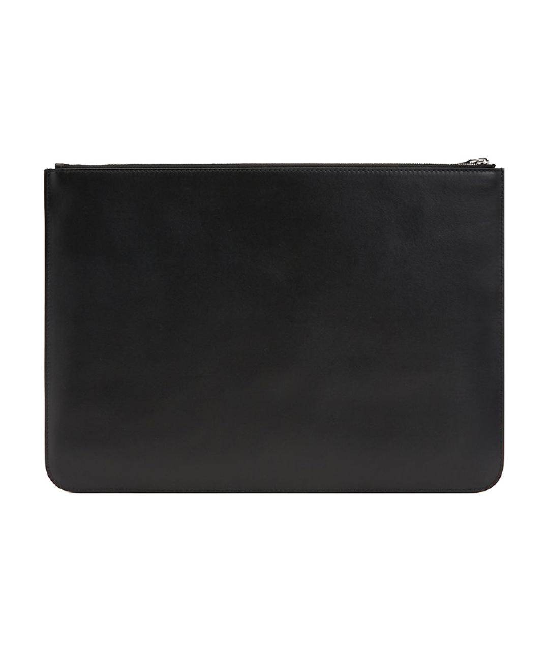 BALENCIAGA Черная кожаная папка для документов, фото 3