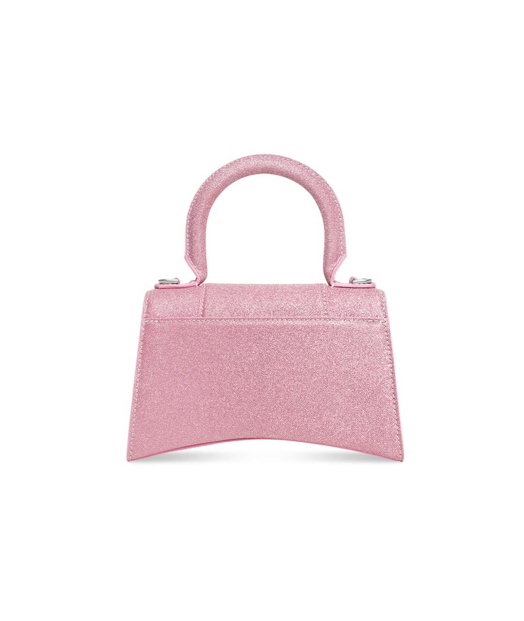 BALENCIAGA Розовая кожаная сумка через плечо, фото 5