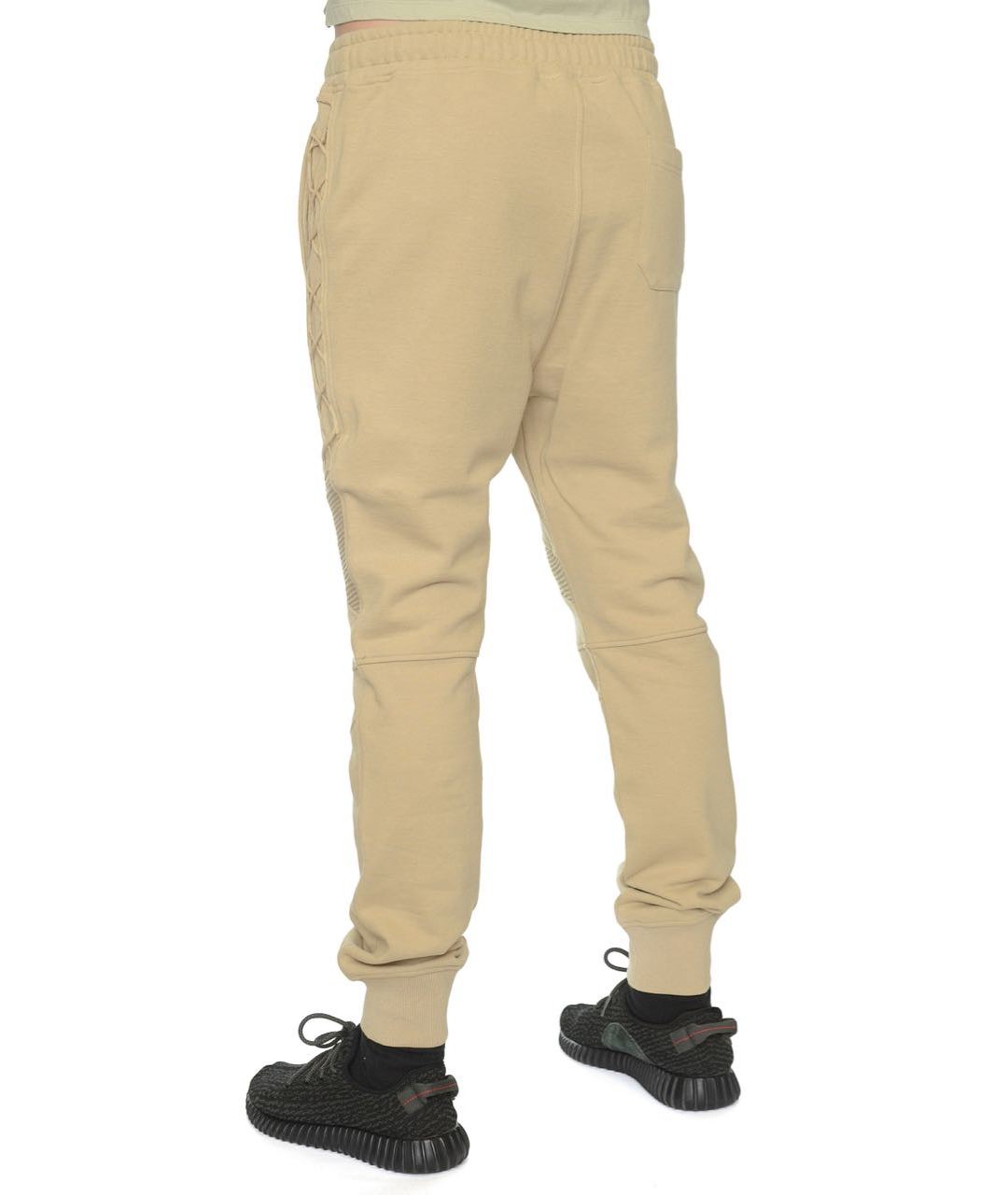 BALMAIN Бежевые хлопковые брюки чинос, фото 4