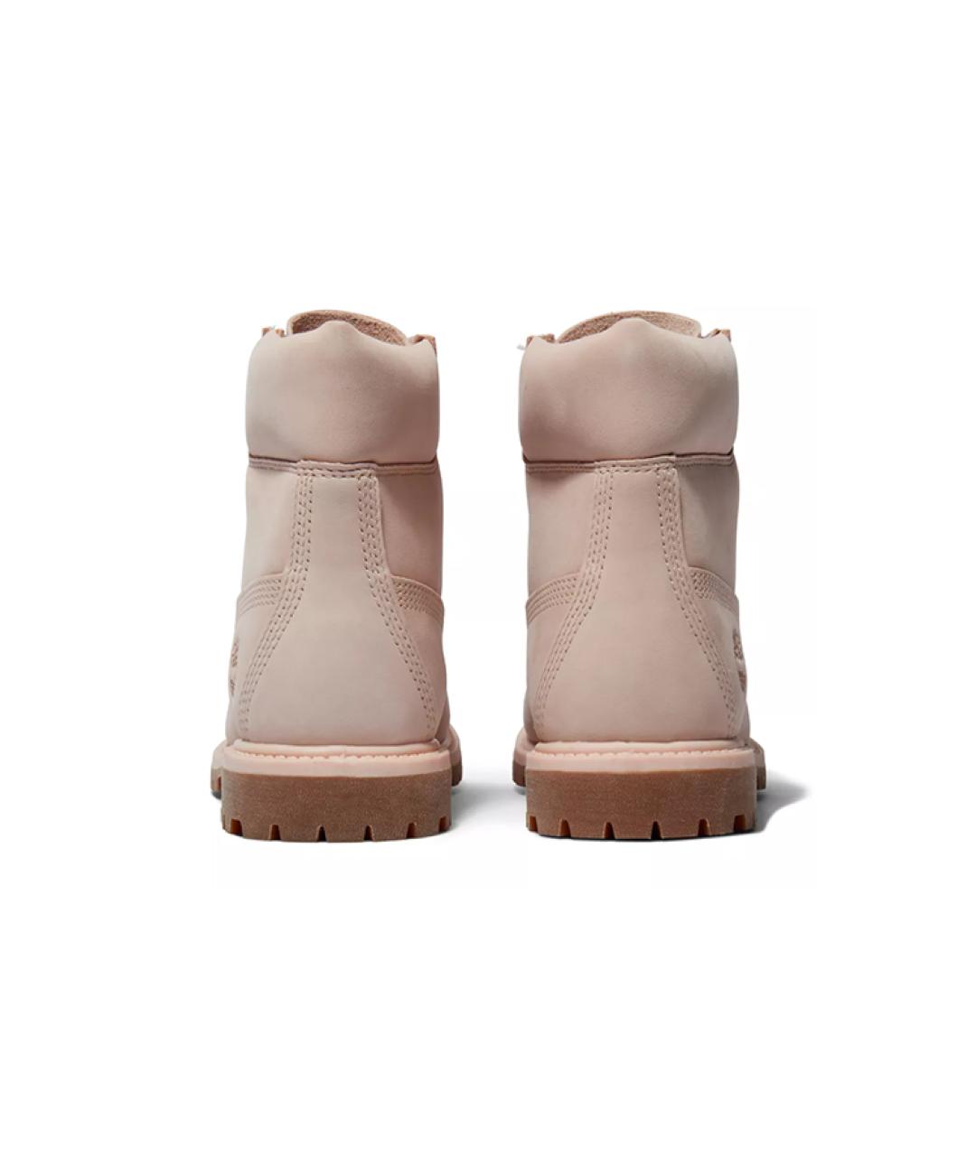 TIMBERLAND Розовые нубуковые сапоги, фото 5