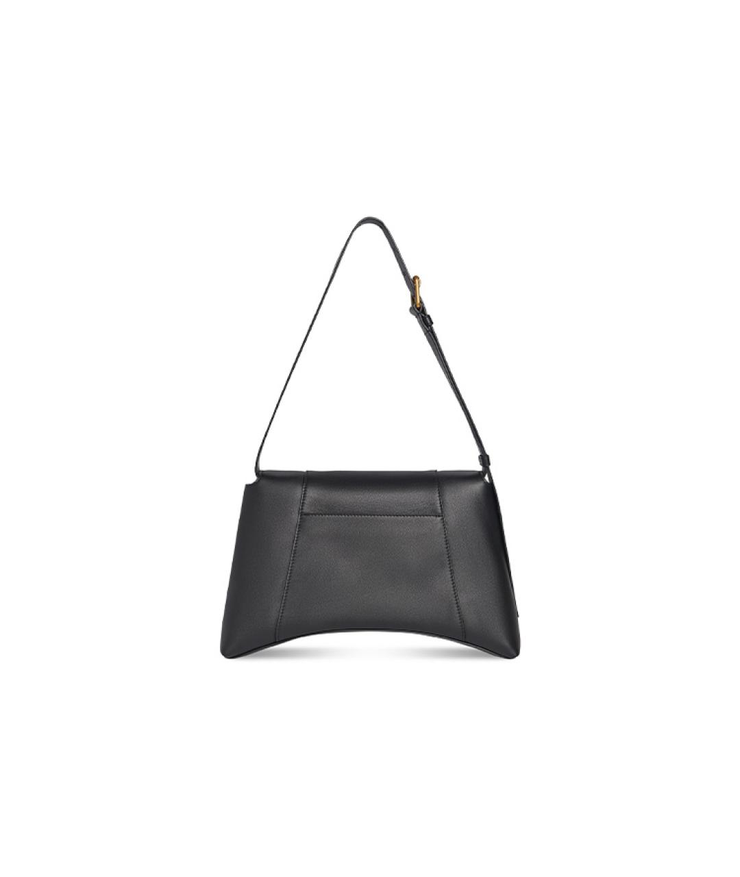 BALENCIAGA Черная кожаная сумка через плечо, фото 5