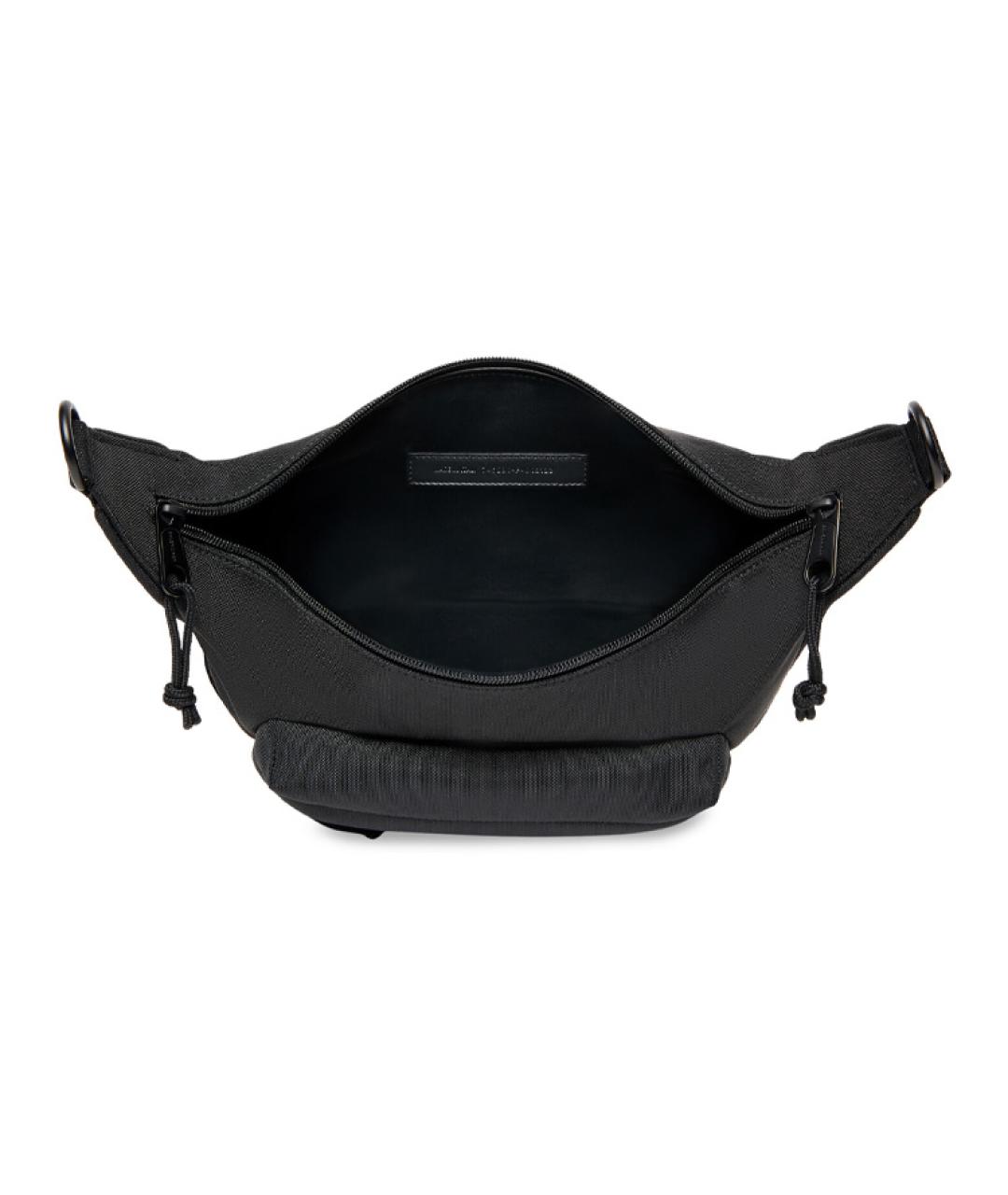 BALENCIAGA Черная тканевая сумка через плечо, фото 5