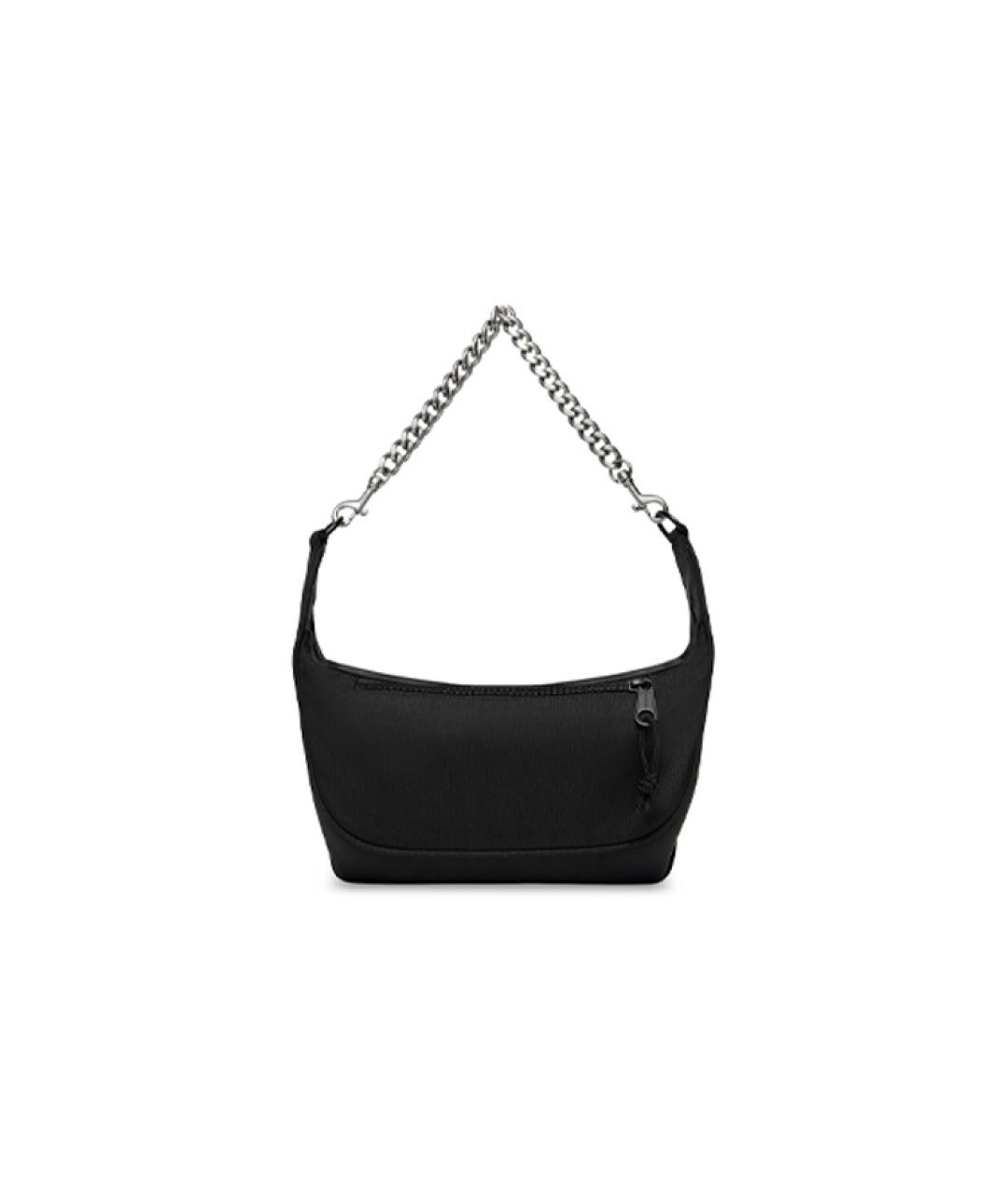 BALENCIAGA Черная тканевая сумка через плечо, фото 4