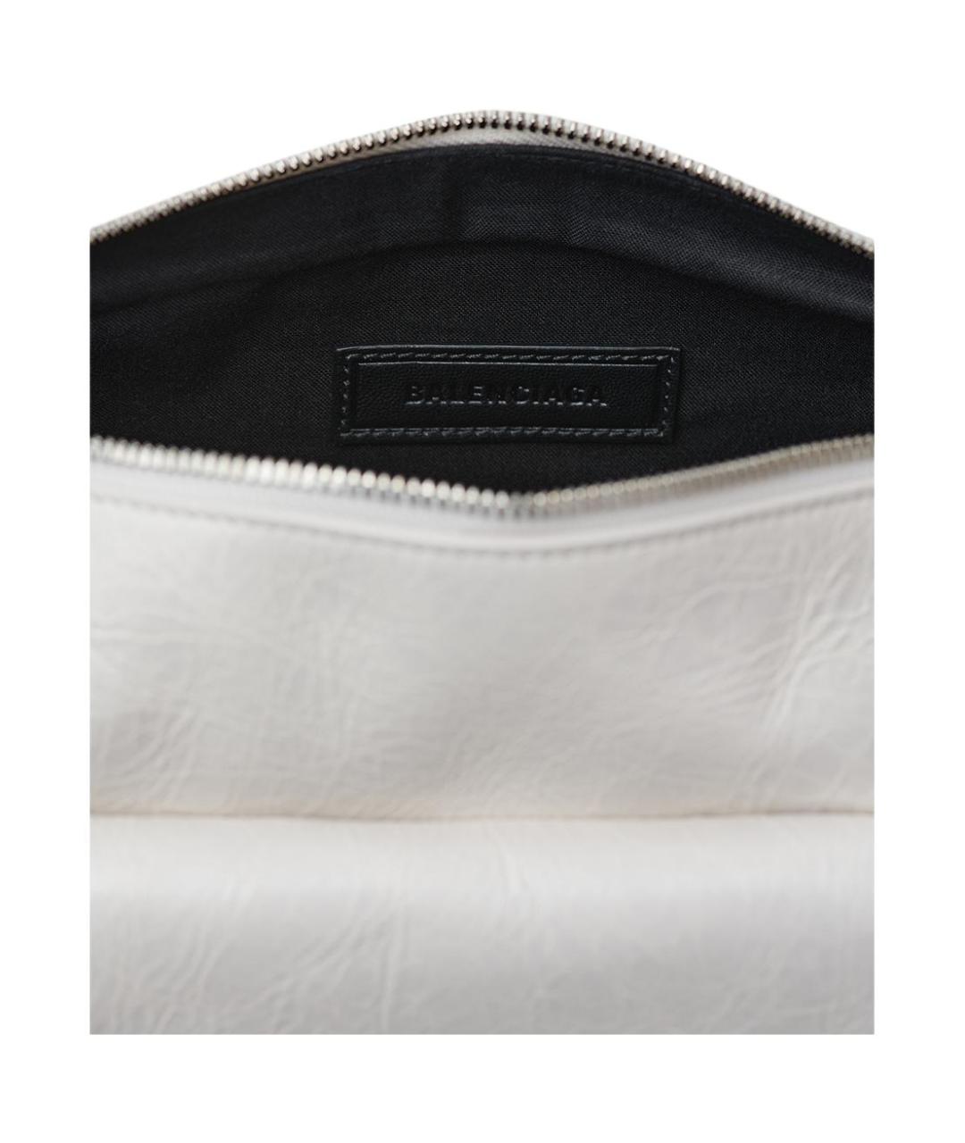 BALENCIAGA Белая сумка через плечо, фото 5