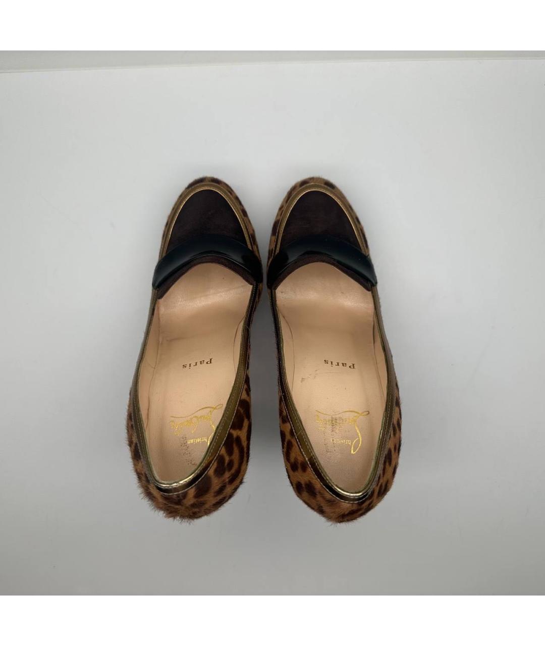 CHRISTIAN LOUBOUTIN Коричневые туфли, фото 3
