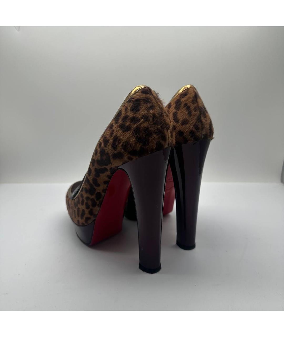 CHRISTIAN LOUBOUTIN Коричневые туфли, фото 4