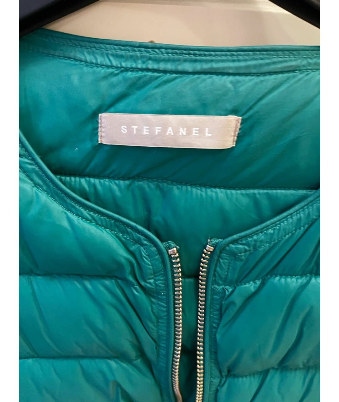 STEFANEL Зеленая полиэстеровая куртка, фото 3