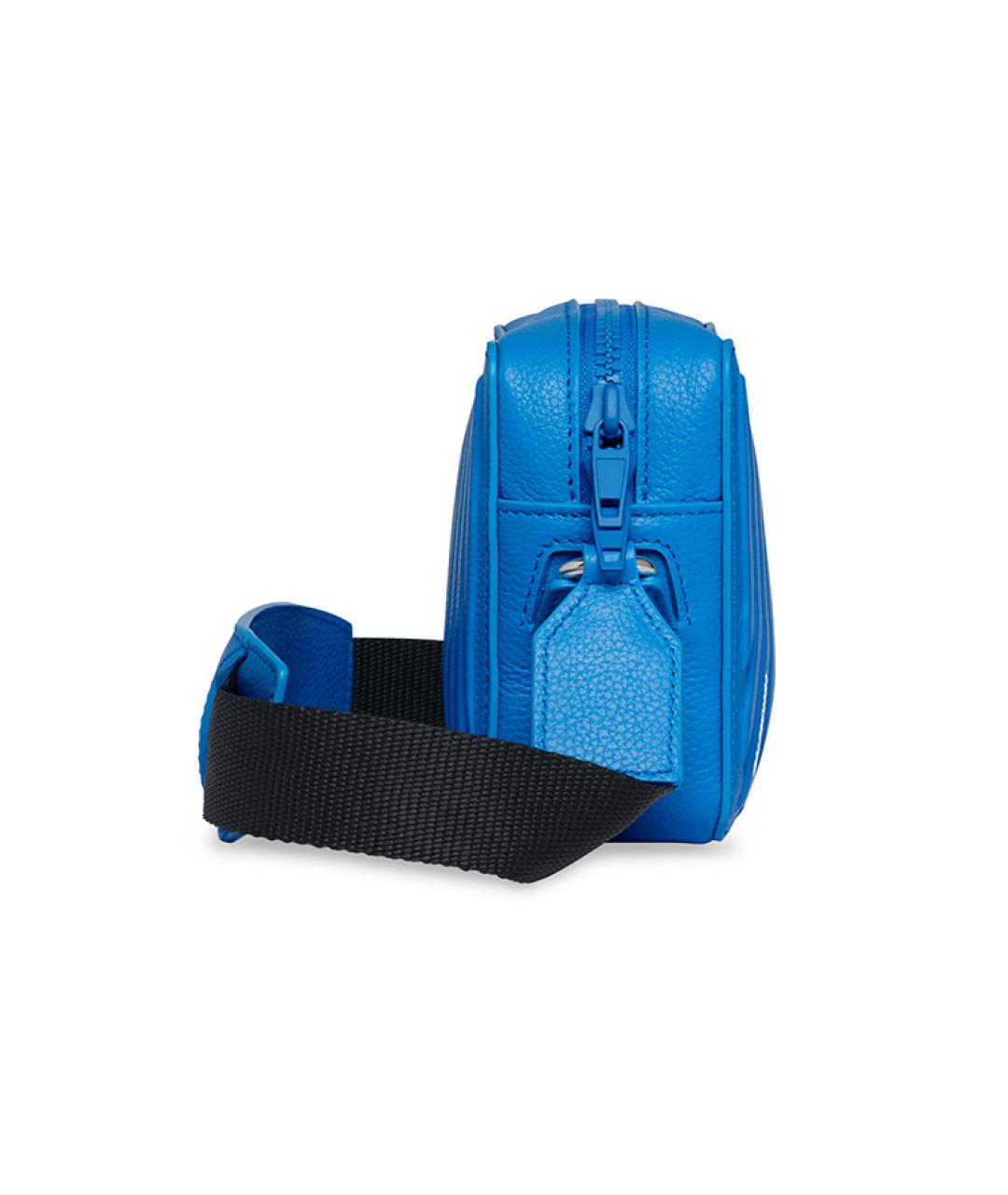 BALENCIAGA Синяя кожаная сумка на плечо, фото 4