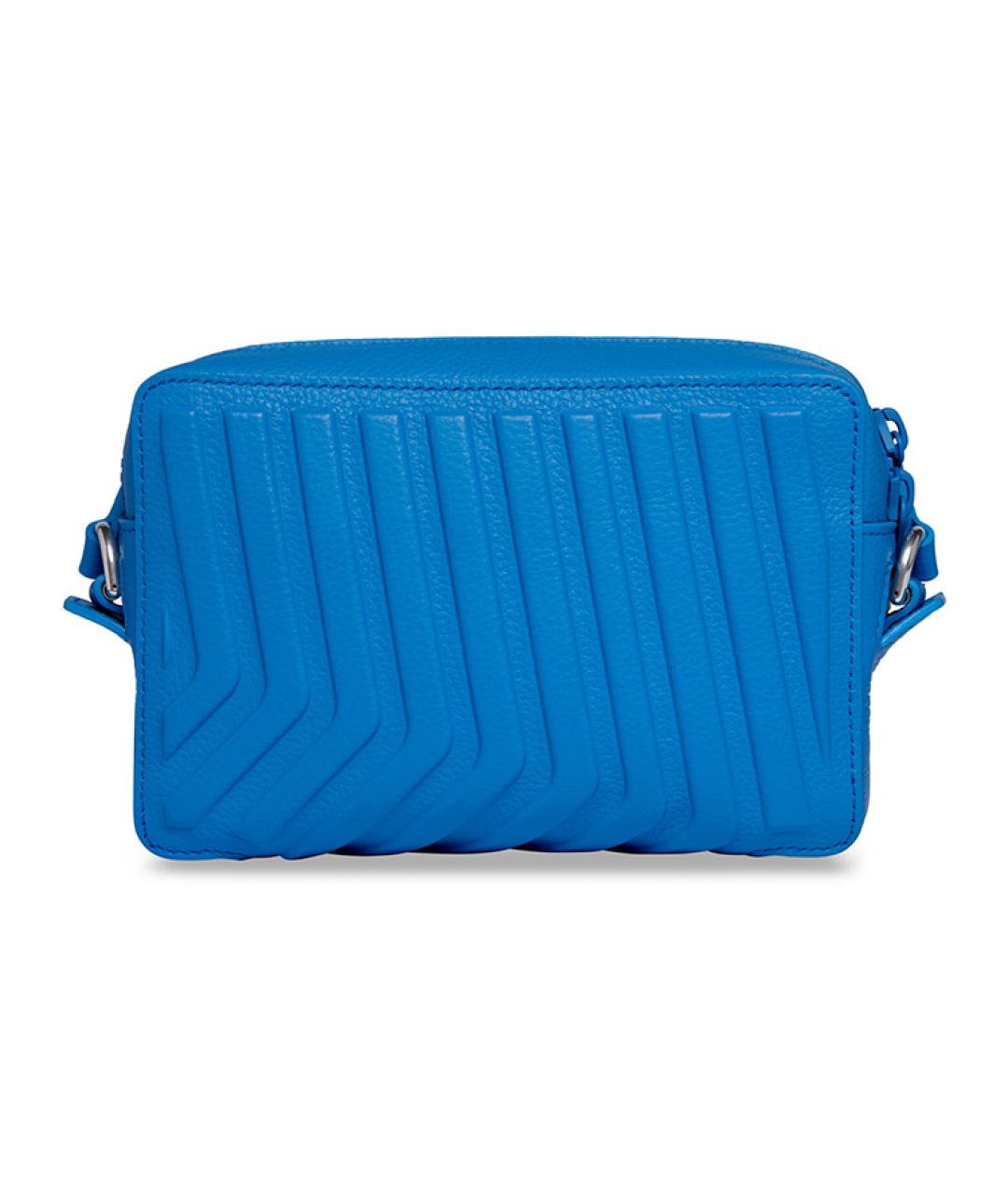 BALENCIAGA Синяя кожаная сумка на плечо, фото 5