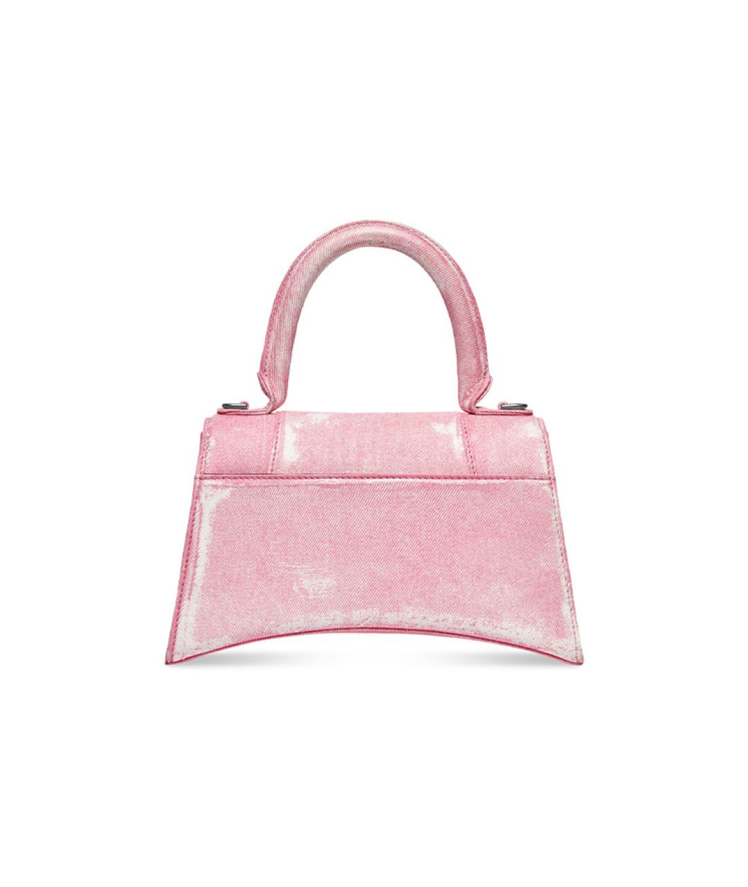 BALENCIAGA Розовая кожаная сумка через плечо, фото 5
