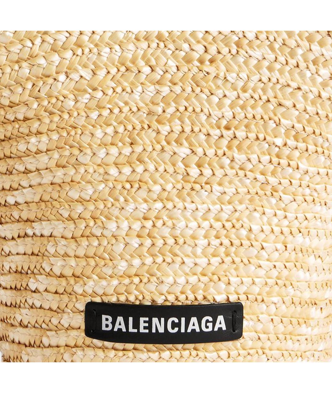 BALENCIAGA Бежевая пелетеная сумка через плечо, фото 6