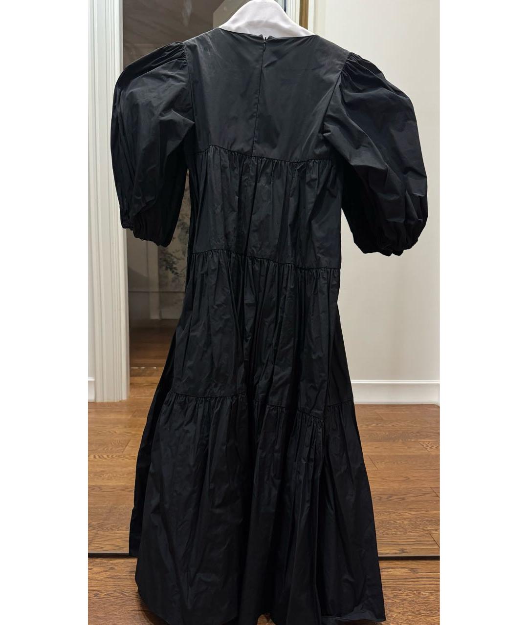 RED VALENTINO Черное полиэстеровое вечернее платье, фото 2