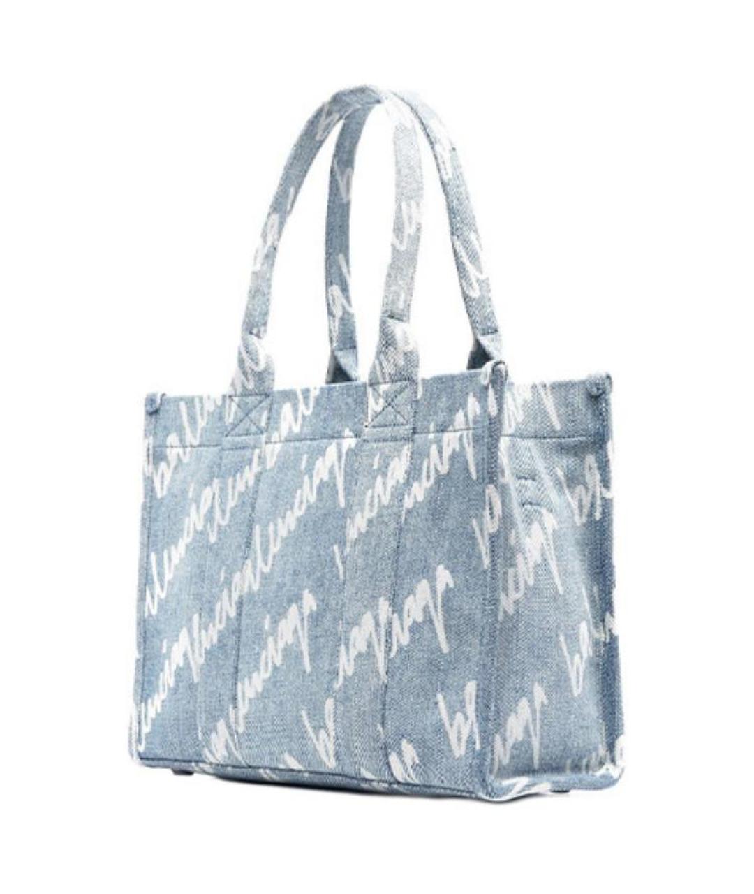 BALENCIAGA Голубая сумка через плечо, фото 2