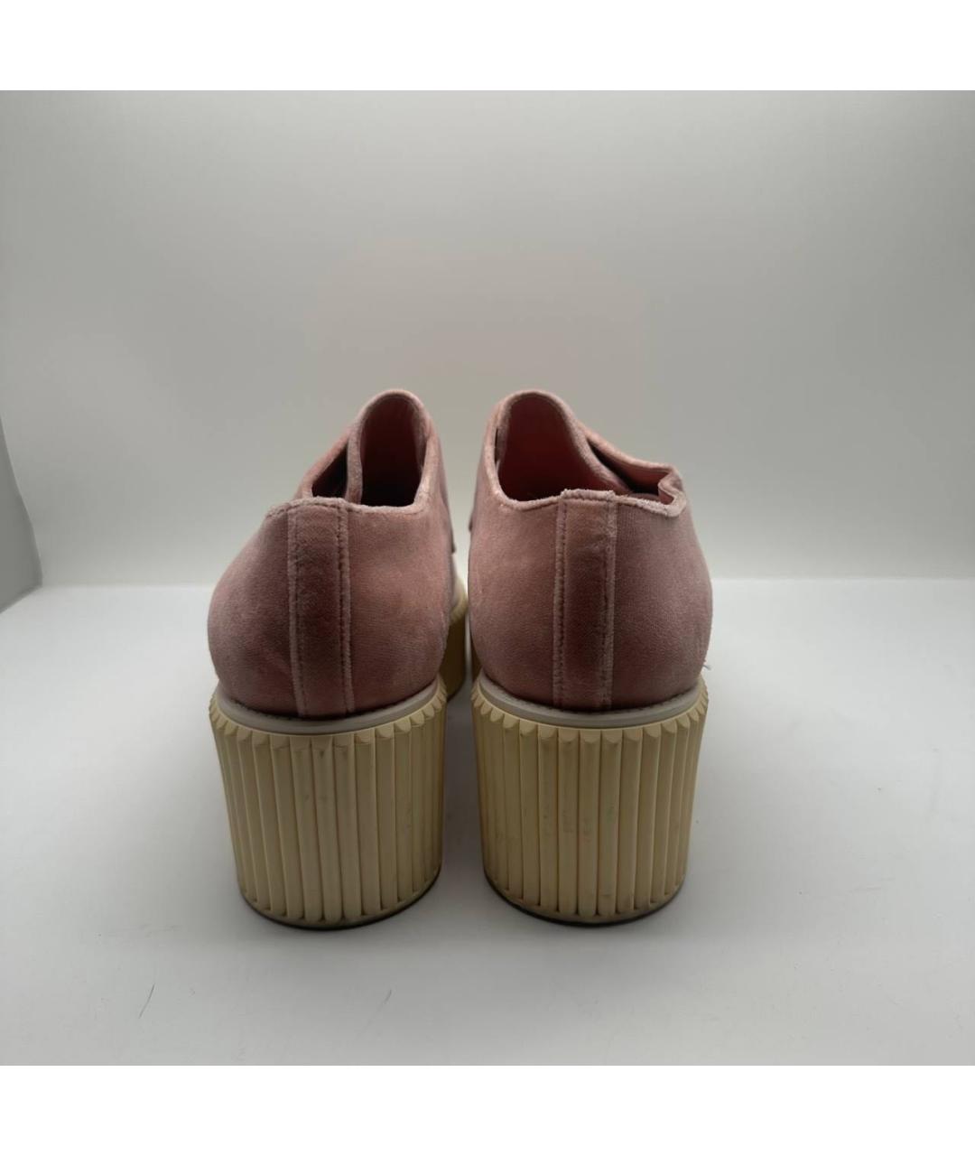 CHANEL Розовые замшевые лоферы, фото 4