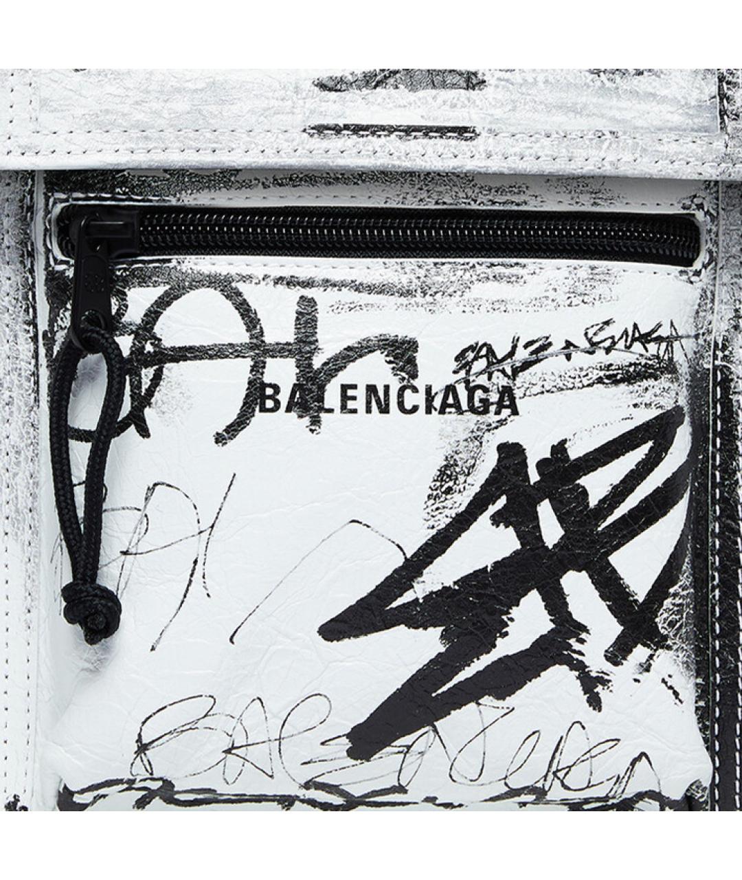 BALENCIAGA Белая сумка на плечо, фото 6