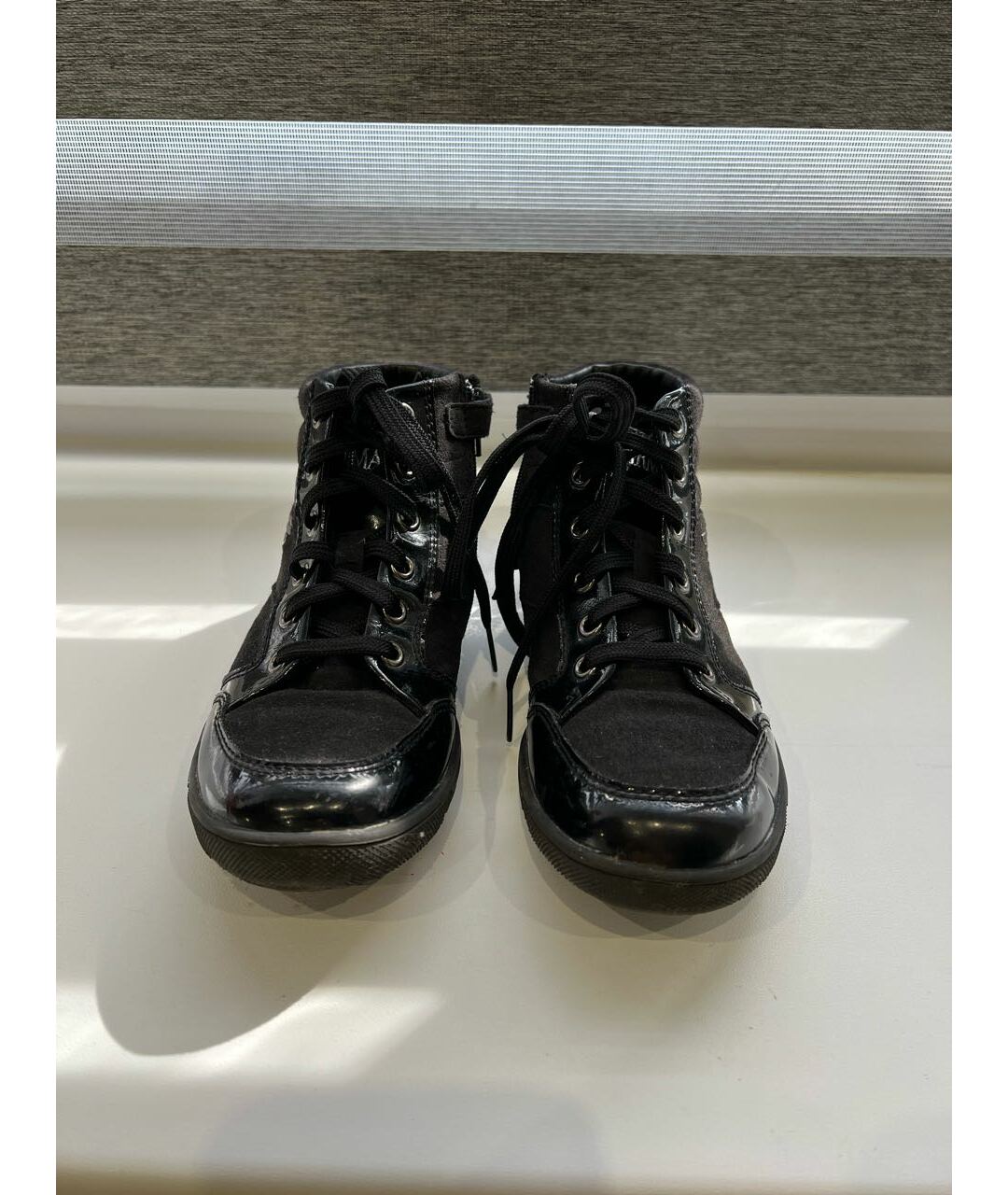 ARMANI JUNIOR Черные замшевые ботинки, фото 2