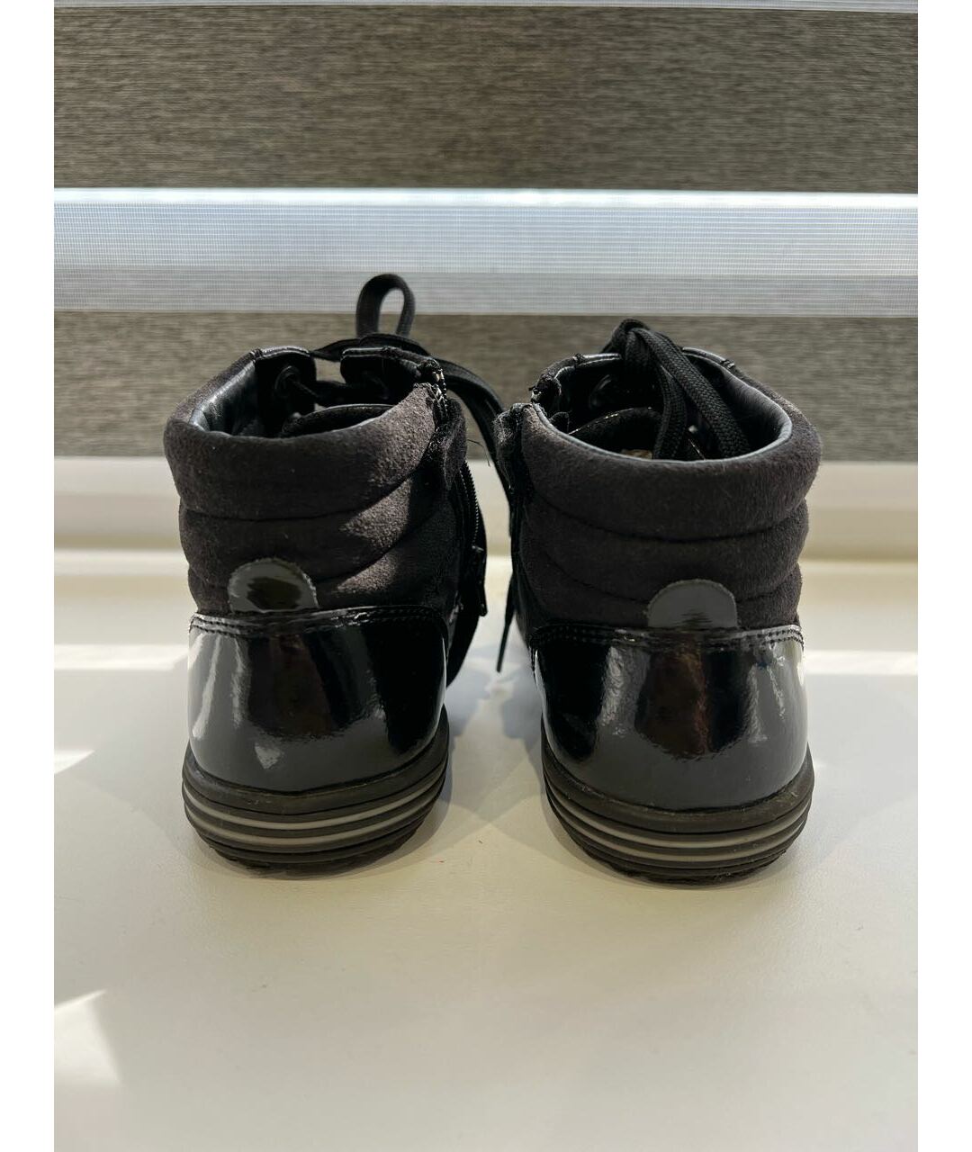 ARMANI JUNIOR Черные замшевые ботинки, фото 4
