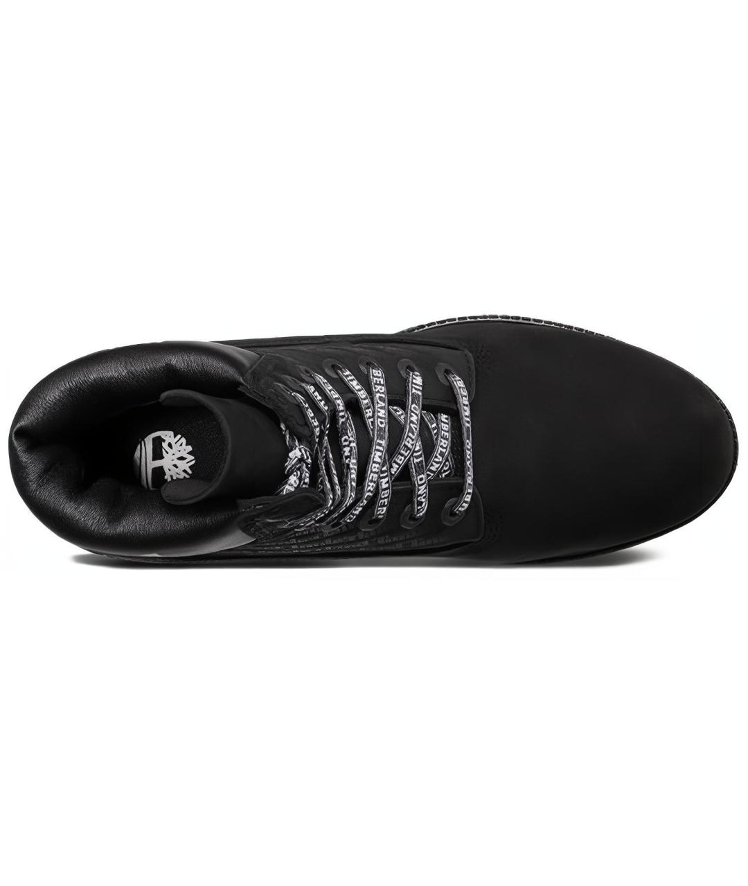 TIMBERLAND Черные нубуковые высокие ботинки, фото 3