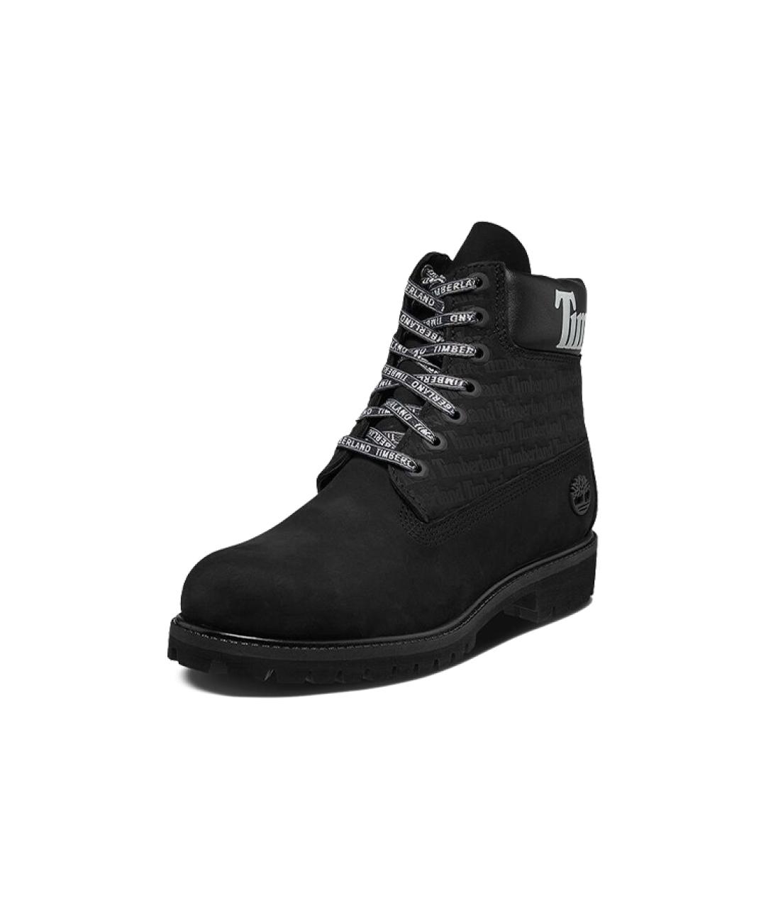 TIMBERLAND Черные нубуковые высокие ботинки, фото 2