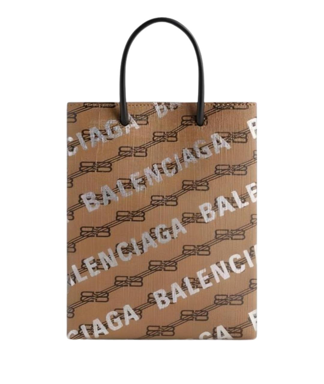 BALENCIAGA Коричневая сумка через плечо, фото 1