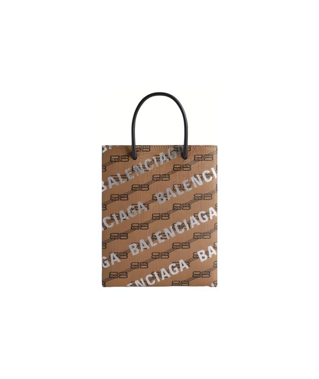 BALENCIAGA Коричневая сумка через плечо, фото 5