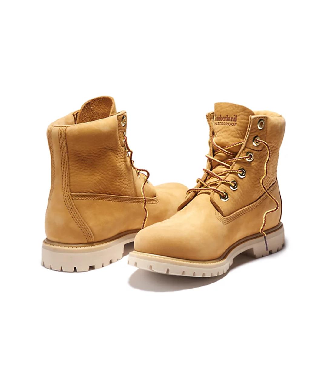 TIMBERLAND Горчичные нубуковые сапоги, фото 4