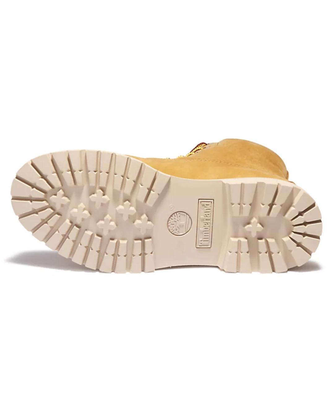 TIMBERLAND Горчичные нубуковые сапоги, фото 5