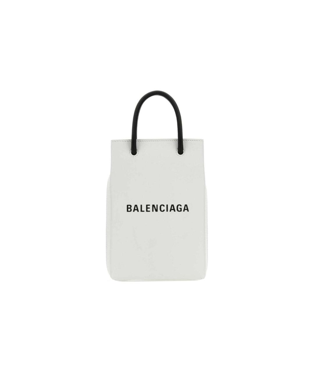 BALENCIAGA Белая сумка через плечо, фото 1