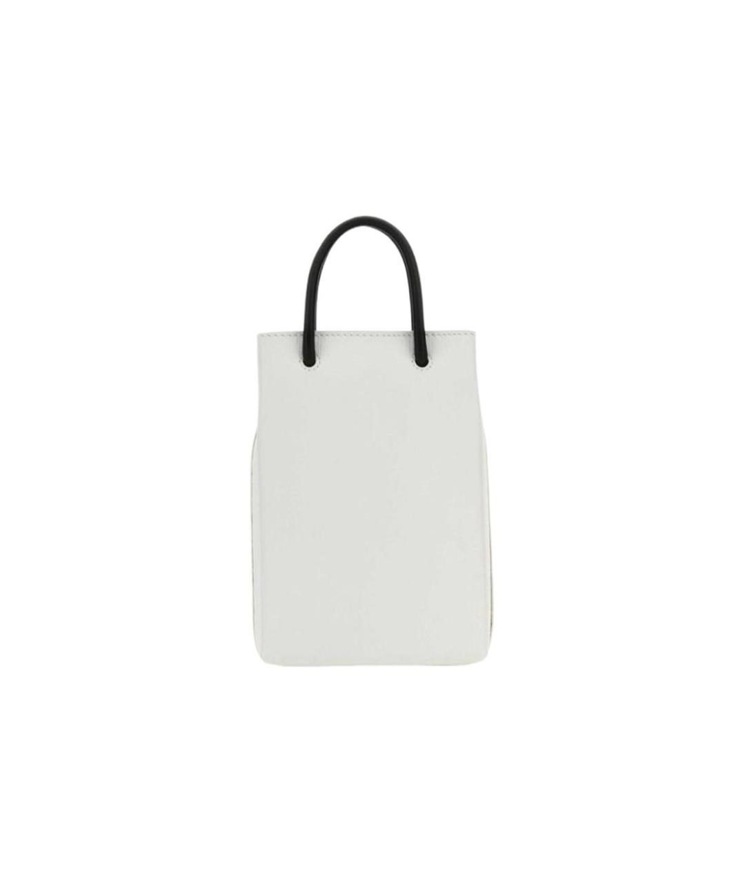 BALENCIAGA Белая сумка через плечо, фото 3