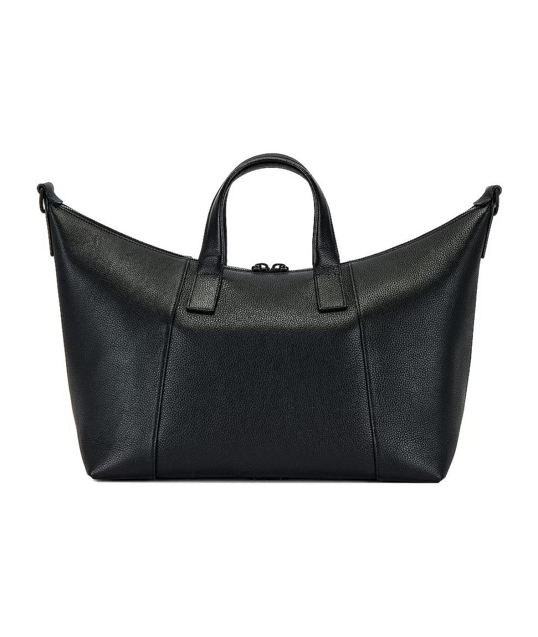 BALENCIAGA Черная кожаная сумка на плечо, фото 4