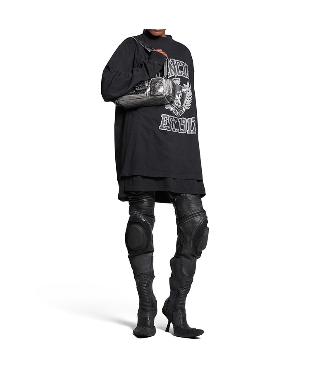 BALENCIAGA Серебряная сумка через плечо, фото 7