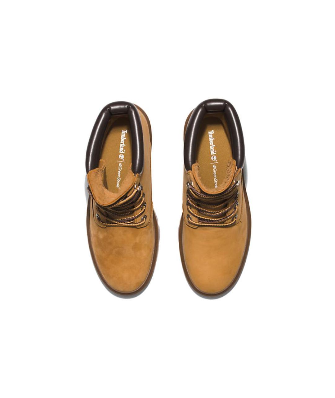 TIMBERLAND Горчичные нубуковые сапоги, фото 3