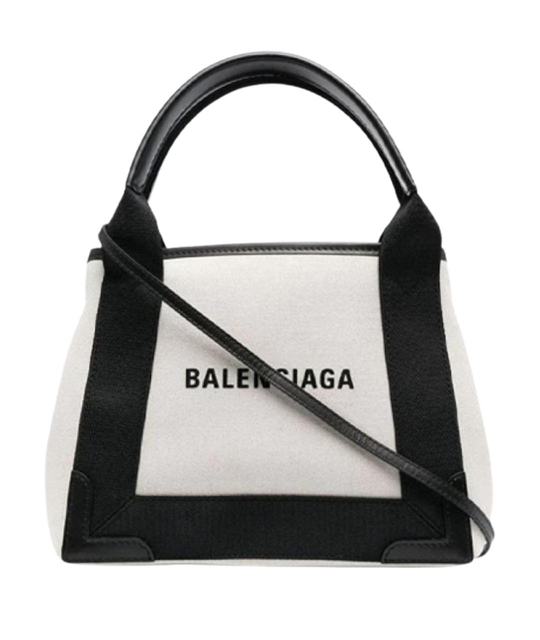 BALENCIAGA Черная тканевая сумка через плечо, фото 1