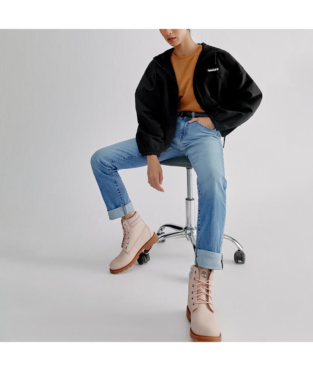 TIMBERLAND Бежевые нубуковые сапоги, фото 7