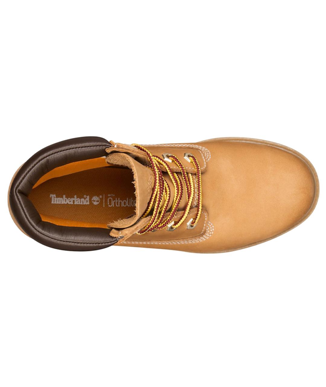 TIMBERLAND Горчичные нубуковые сапоги, фото 3