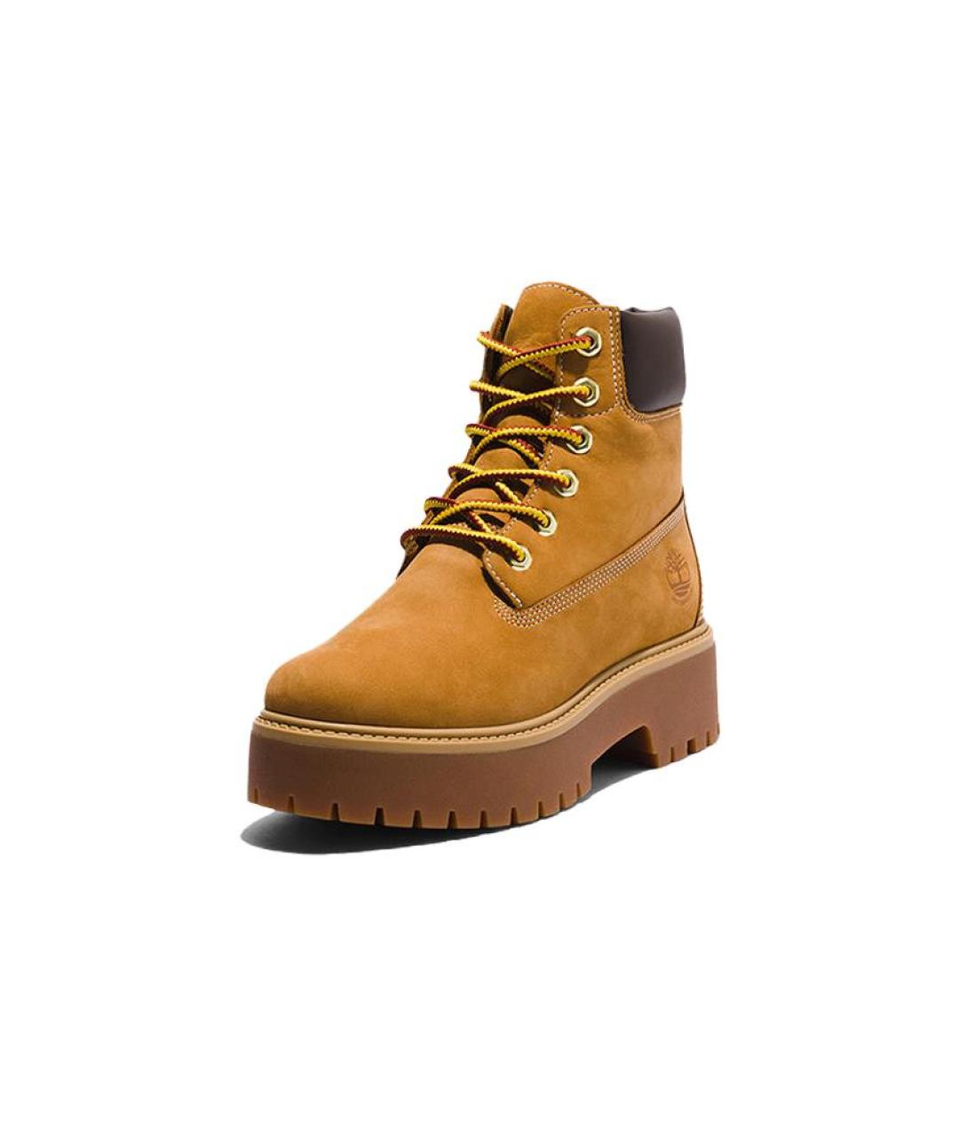 TIMBERLAND Желтые кожаные сапоги, фото 2