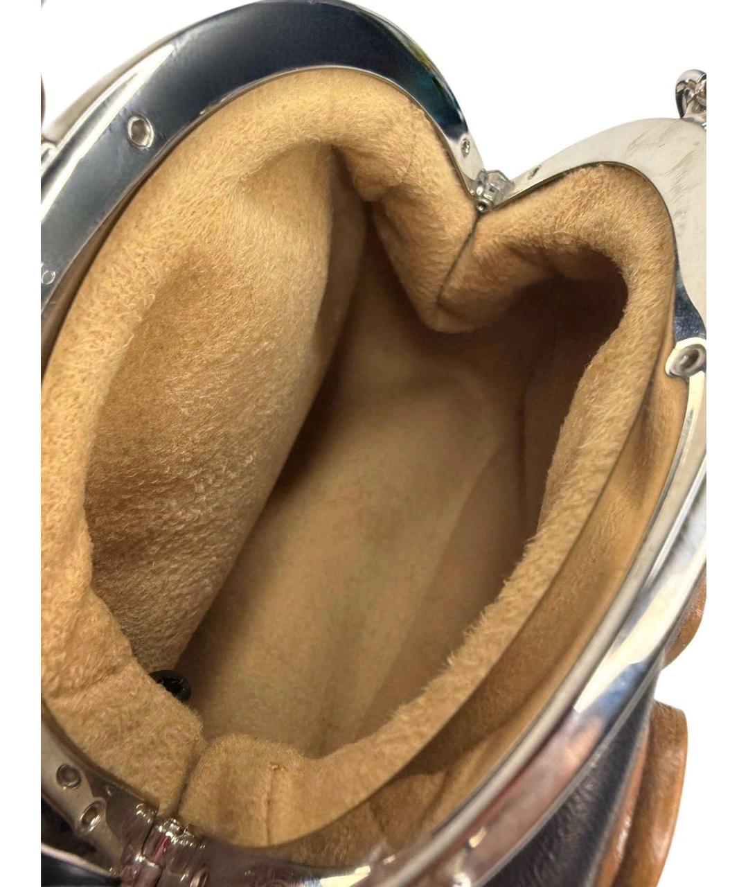 MAISON MARGIELA Черная кожаная сумка через плечо, фото 7