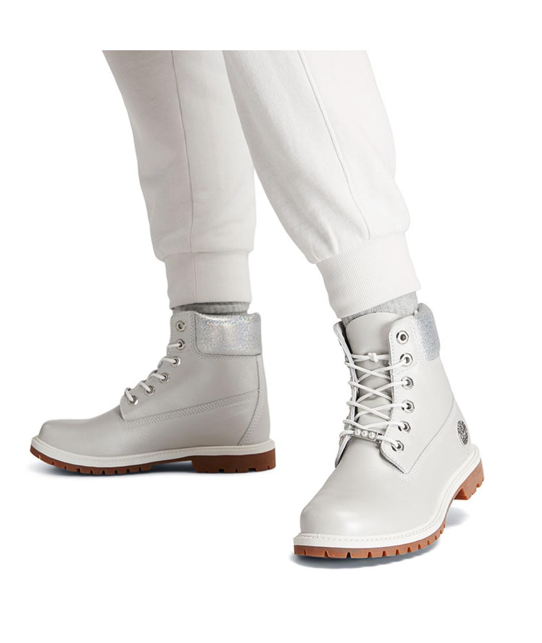 TIMBERLAND Серые кожаные полусапоги, фото 8