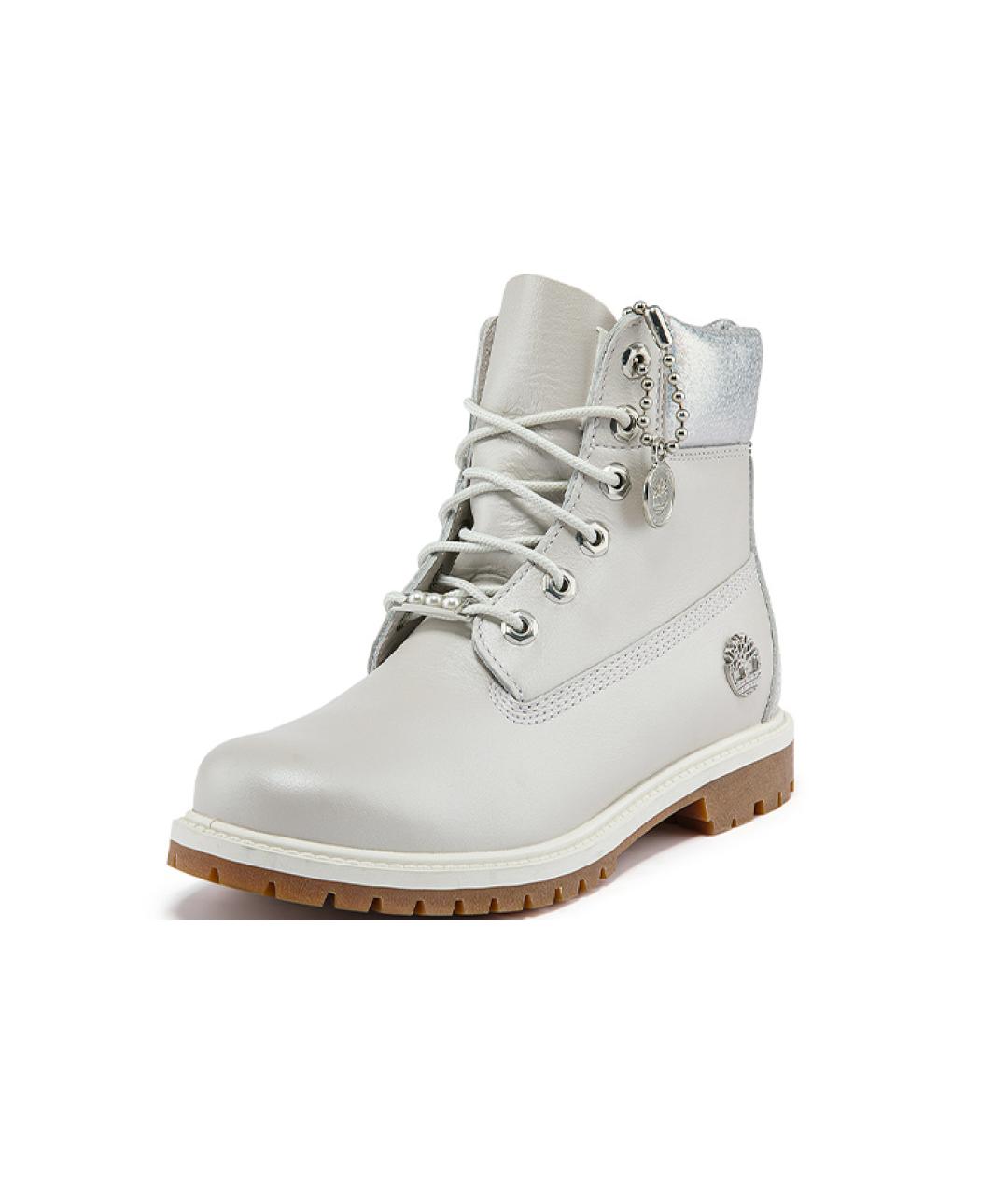 TIMBERLAND Серые кожаные полусапоги, фото 3
