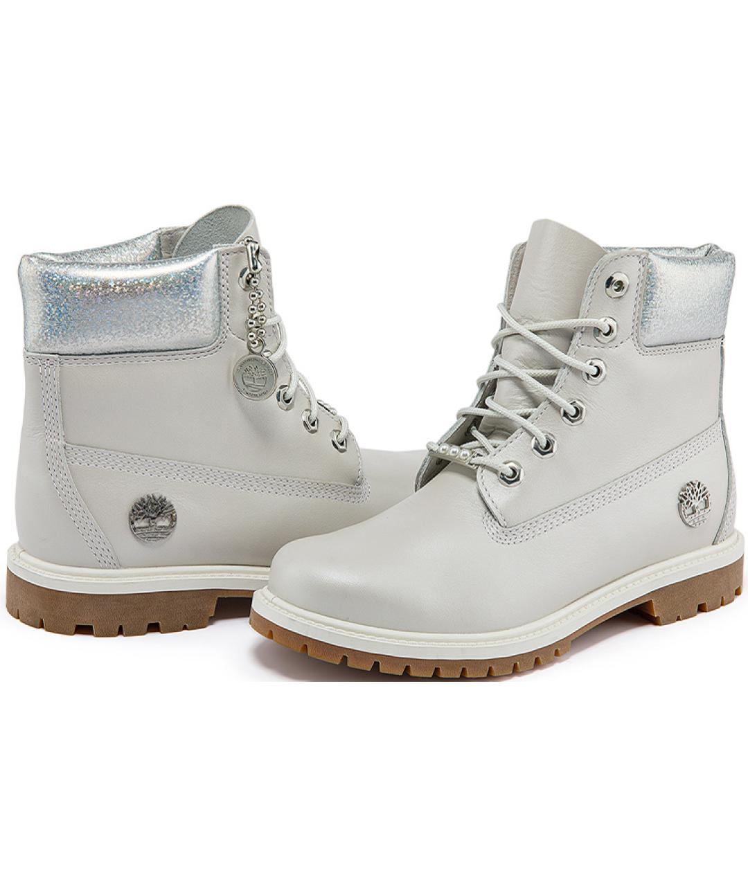 TIMBERLAND Серые кожаные полусапоги, фото 5