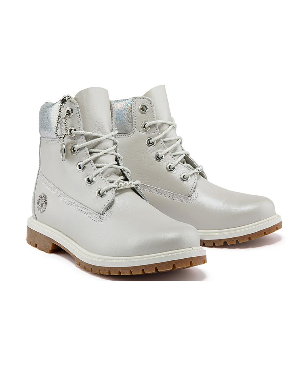 TIMBERLAND Серые кожаные полусапоги, фото 4