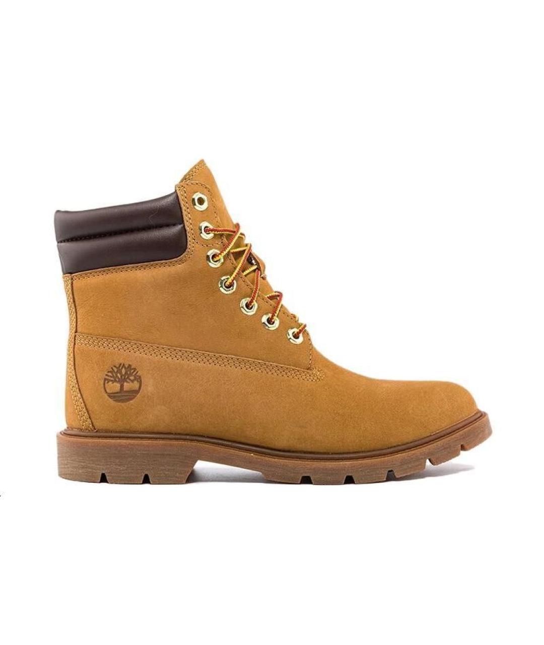 TIMBERLAND Бежевые кожаные высокие ботинки, фото 1