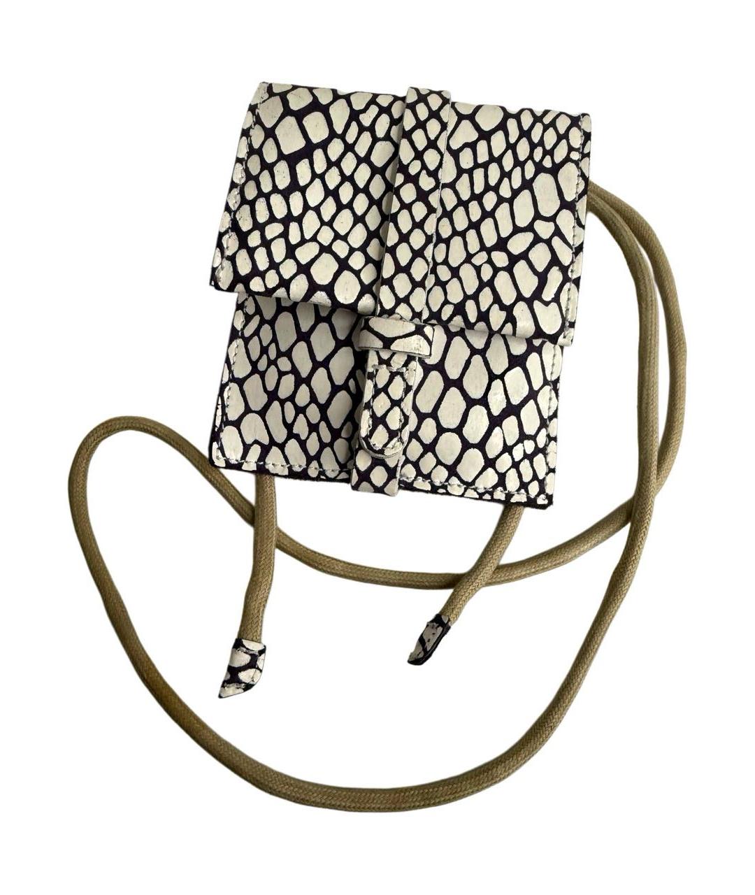 MAISON MARGIELA Белая кожаная сумка через плечо, фото 1