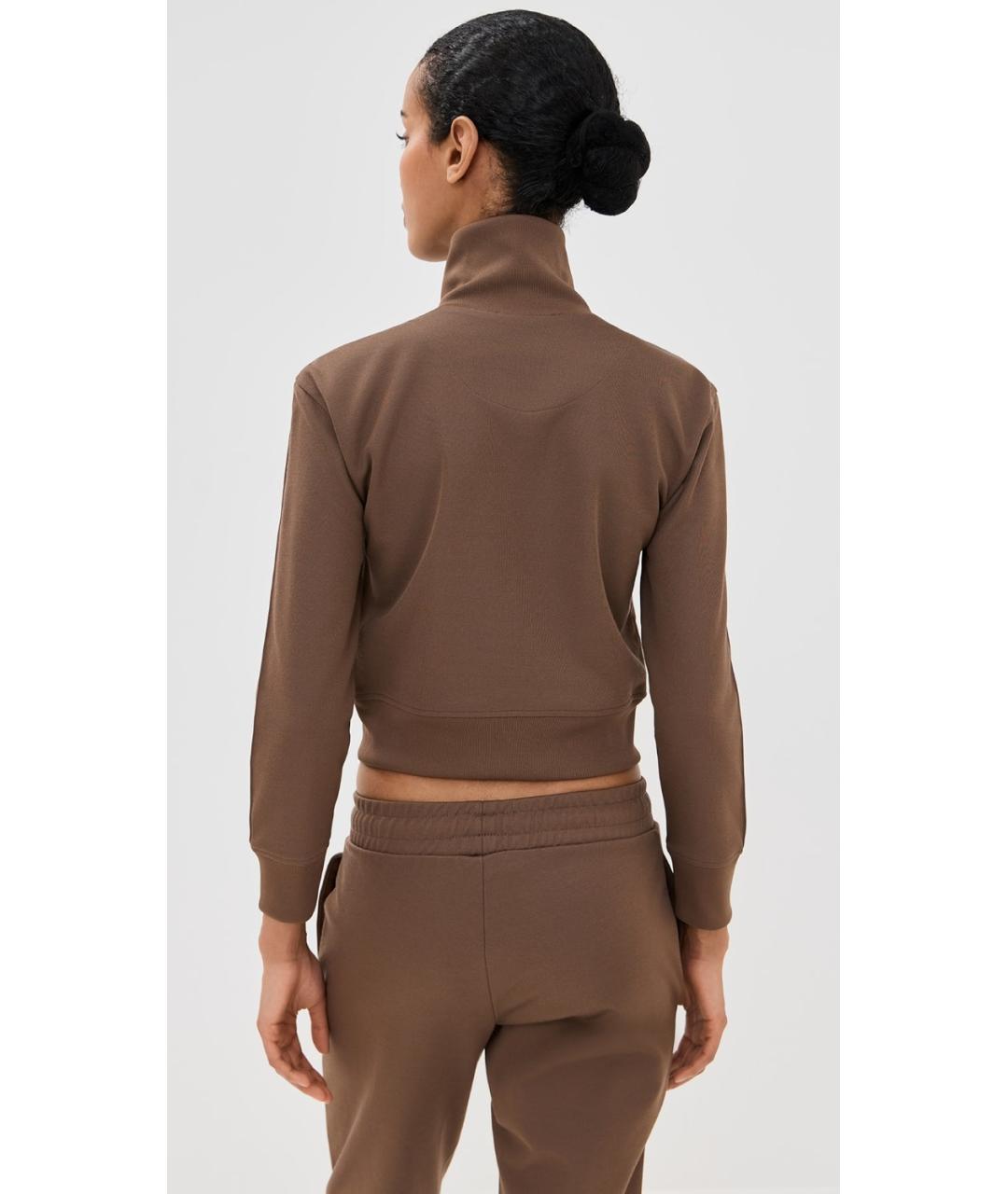 THE ATTICO Коричневая спортивная куртка, фото 7