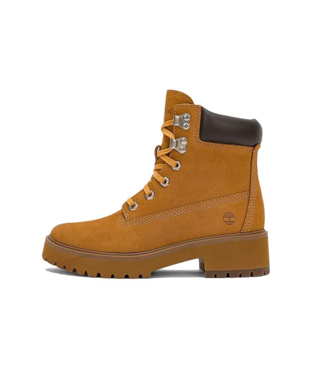 TIMBERLAND Горчичные кожаные сапоги, фото 2
