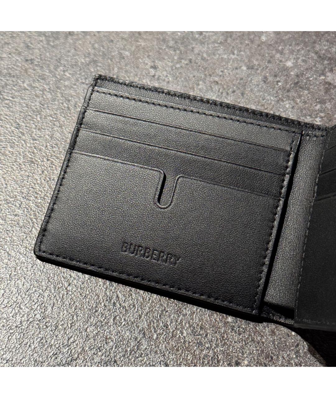 BURBERRY Красный кожаный кошелек, фото 7