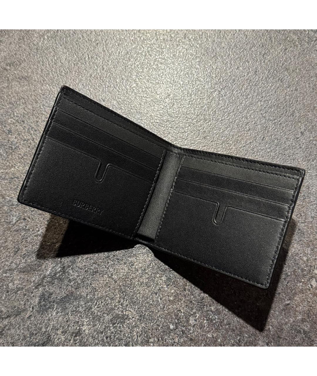 BURBERRY Красный кожаный кошелек, фото 6